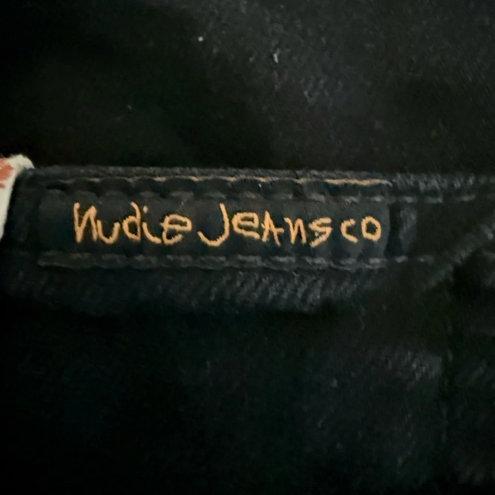 Nudie Jeans Men's Dark Black Skinny Jeans W26 X L30